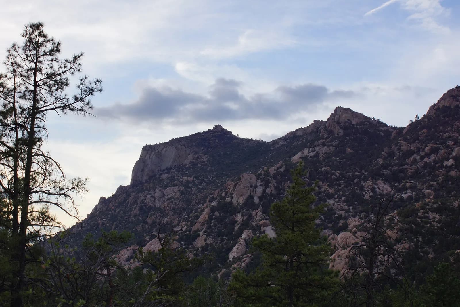 High-desert mountain landscape along the Highway 89 corridor